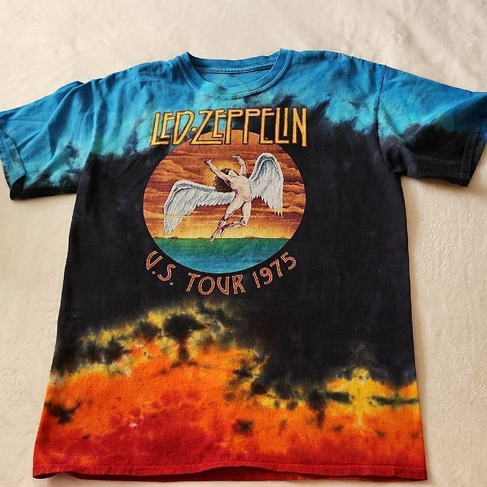 Led Zeppelin Rainbow Tye Dye Icarus U.S. Tour 1975